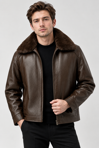 Kurtka zimowa w stylu biker